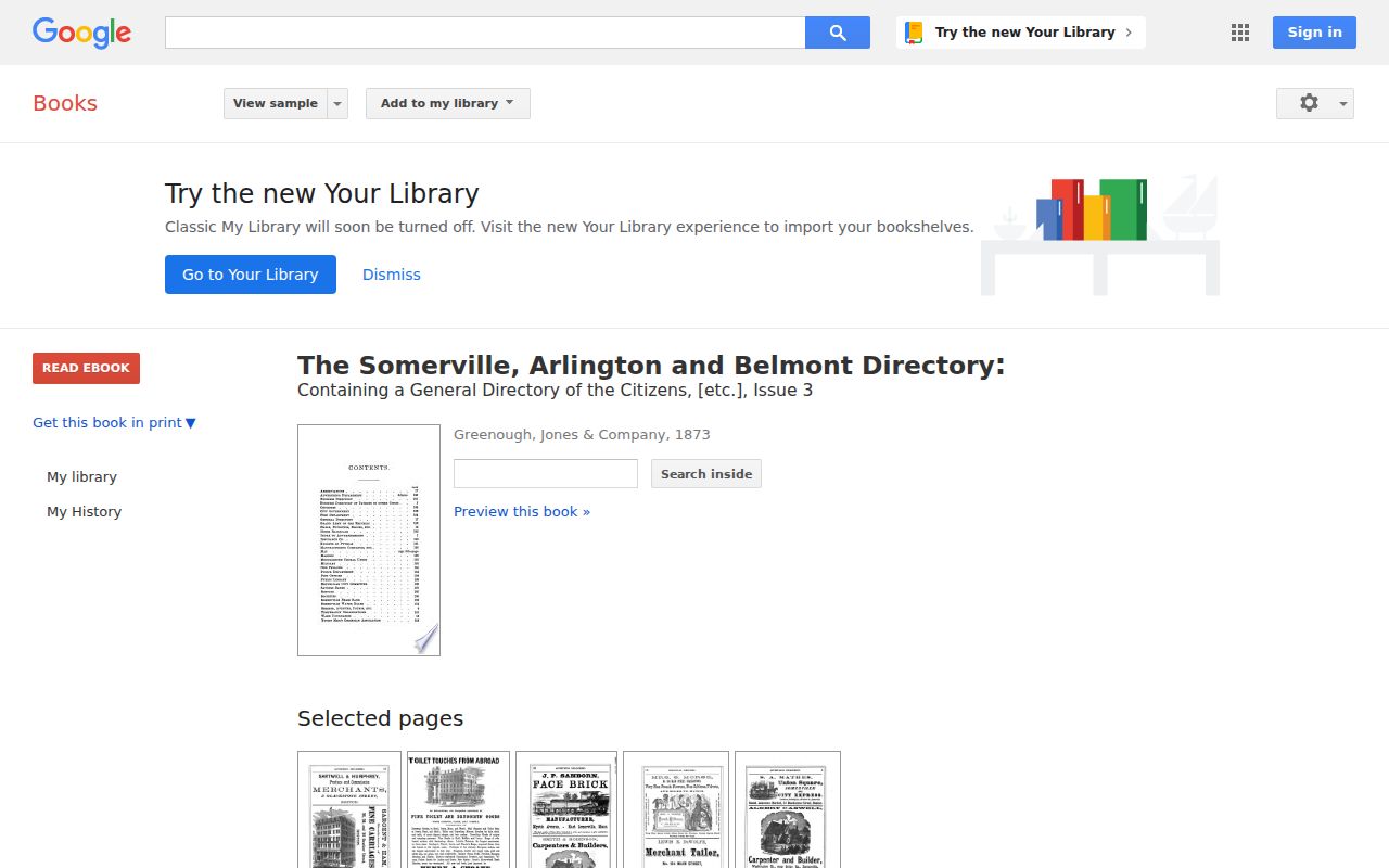 Belmont city directory 1873 regional volume available in a digitized collection