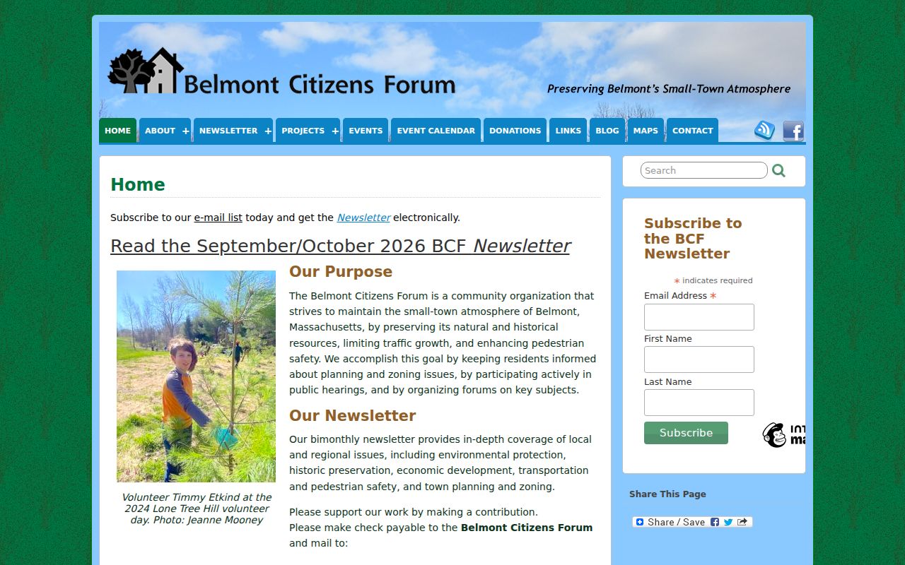 Belmont neighbors civic-news and community directory source page